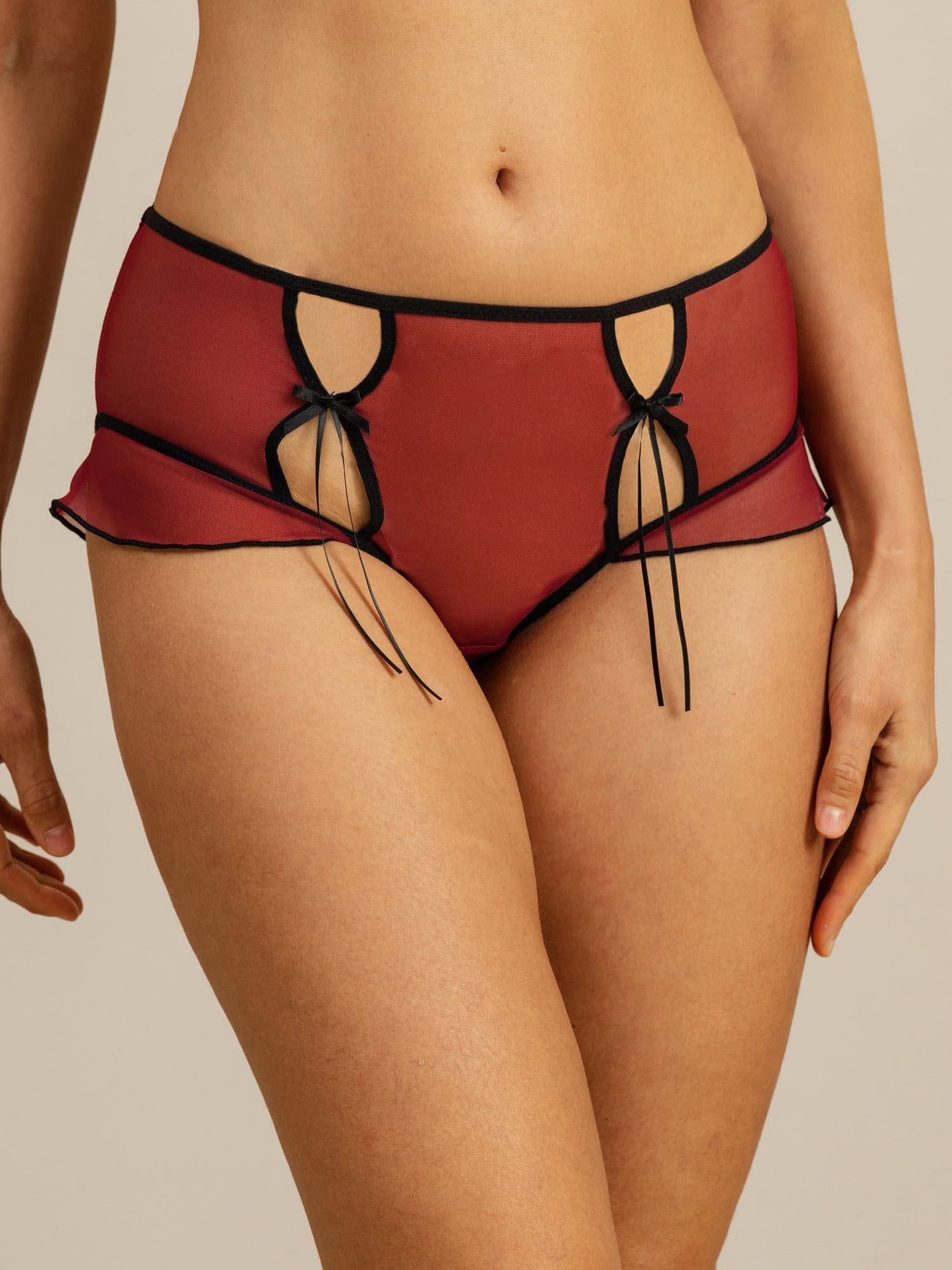 [Red] SilkSilky Panty 001