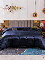 [Dark Blue] SilkSilky  19Momme Duvet Covers 002