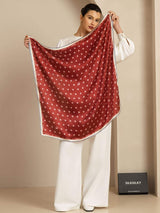 [Wine] SilkSilky Scarf 005