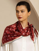 [Wine] SilkSilky Scarf 002