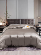 [Gray] SilkSilky  22Momme Duvet Covers 001