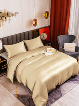 [Beige] SilkSilky  19Momme Bedding Set 001