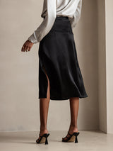 [Black] SilkSilky  Skirt 002