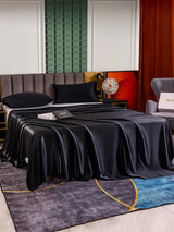 [Black] SilkSilky  25Momme Bedding Set 003