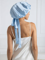 [Light Blue] SilkSilky  Sleep Cap 003