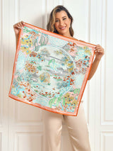 [P064] SilkSilky  Pure Silk Scarf 001