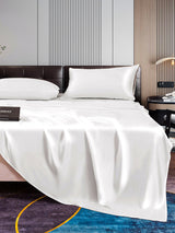 [White] SilkSilky  22Momme Pure Silk Bedding Set 006,