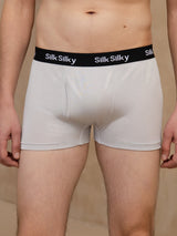 [Light Gray] SilkSilky 100% Silk Jersey Mens Underwear 003