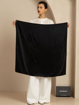 [Black] SilkSilky  Scarf 003