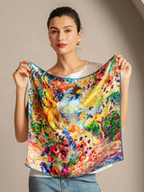[P096] SilkSilky  Pure Silk Scarf 003
