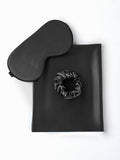 SilkSilky US 19Momme Pure Silk Pillowcase Set Black 005