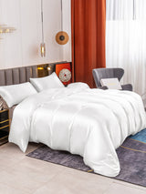 [White] SilkSilky  19Momme Bedding Set 004