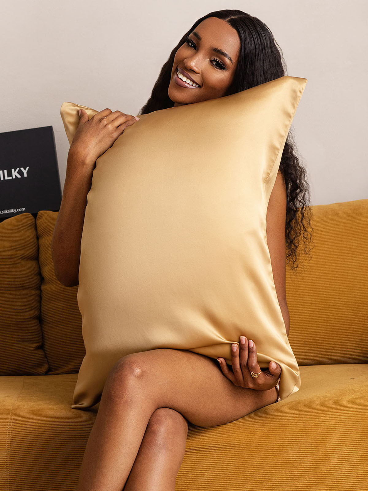 [Deep Camel] SilkSilky  22Momme Pure Silk Pillowcase 003