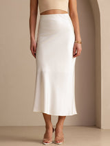 [Ivory] SilkSilky Skirt 003