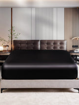 [Black] SilkSilky  22Momme Sheet 001