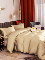 [Beige] SilkSilky  19Momme Bedding Set 005