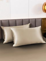 [Khaki] SilkSilky  22Momme Pure Silk Pillowcase 001