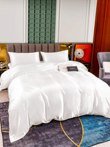 [White] SilkSilky  25Momme Bedding Set 005