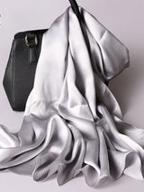 [Light Gray] SilkSilky  Scarf 002
