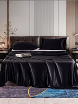 [Black] SilkSilky  22Momme Bedding Set 001