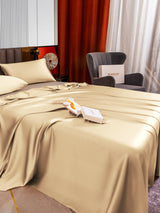 [Beige] SilkSilky  22Momme Bedding Set 004