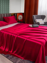 [Wine] SilkSilky  25Momme Bedding Set 003