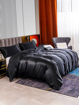 [Black] SilkSilky  22Momme Bedding Set 004
