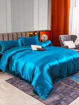 [Teal] SilkSilky  22Momme Bedding Set 004