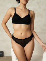 [Black] SilkSilky  Panty 005