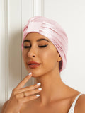 SilkSilky  Pure Silk Sleep Cap LightPink 003