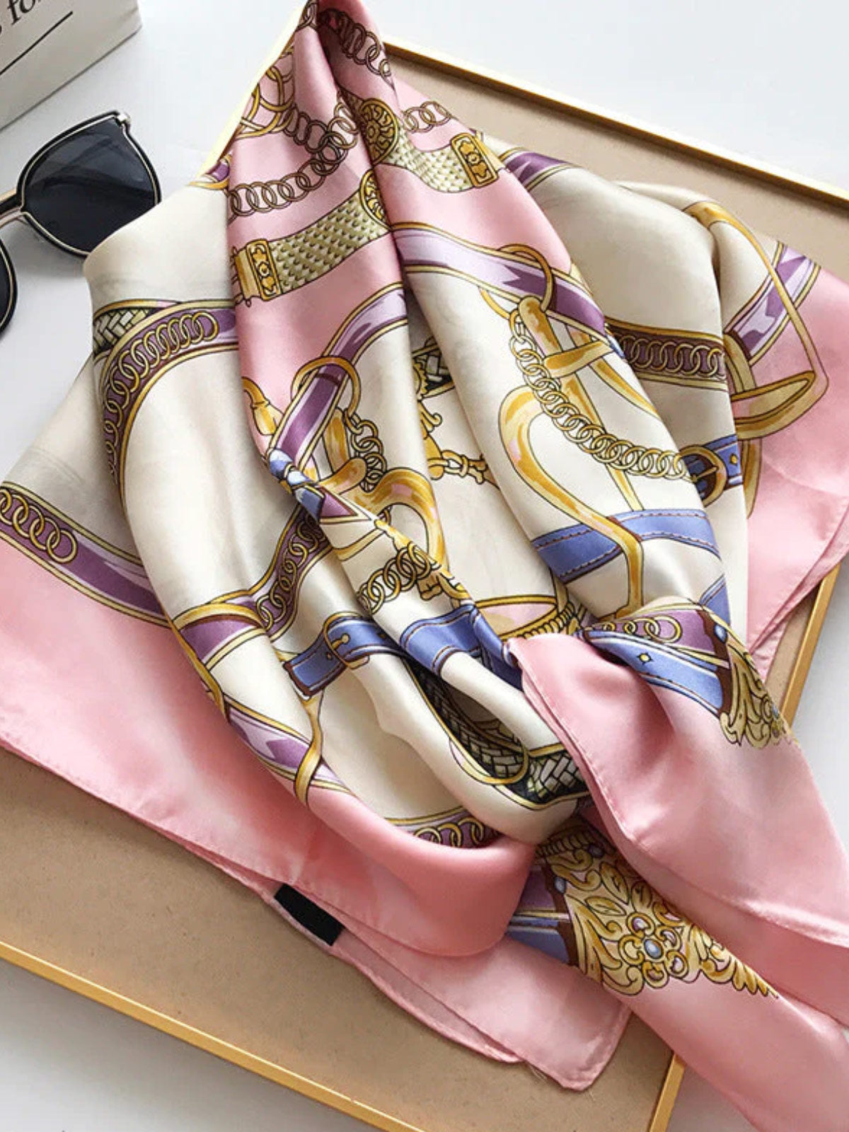 SilkSilky  Pure Silk Scarf P013 002