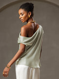 SilkSilky-US-19Momme-Silk-Blend-Sleeveless-One-Shoulder-Women's-T-Shirt-Light-Green-002