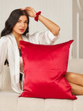 SilkSilky US 19Momme Pure Silk Pillowcase Set Wine 002