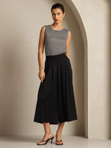 [Black] SilkSilky 19Momme Silk Womens Pants 005
