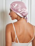 SilkSilky US Pure Silk Sleep Cap Pink 004