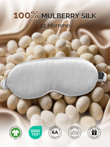 [Silver] SilkSilky  22Momme Eye Mask 002