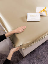 [Beige] SilkSilky  22Momme Bedding Set 003