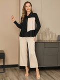 Clearance(US Warehouse) - Silk Patchwork Casual Oversize Shirt