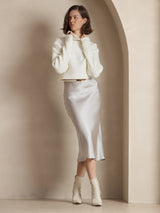 [Light Gray] SilkSilky  Skirt 007