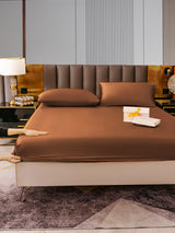 [Coffee] SilkSilky  22Momme Bedding Set 006