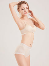 [Beige] SilkSilky  Silk Jersey Bra 005