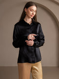 SilkSilky-US-19Momme-Silk-Blend-Long-Sleeve-Collar-Women's-Shirt-Black-002