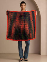 [Black Cherry] SilkSilky Scarf 003