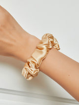 [Champagne] SilkSilky  Scrunchie 001