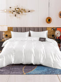 SilkSilky US 19Momme Pure Silk Bedding Set White 002