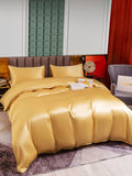 SilkSilky US 25Momme Pure Silk Bedding Set Champagne 002