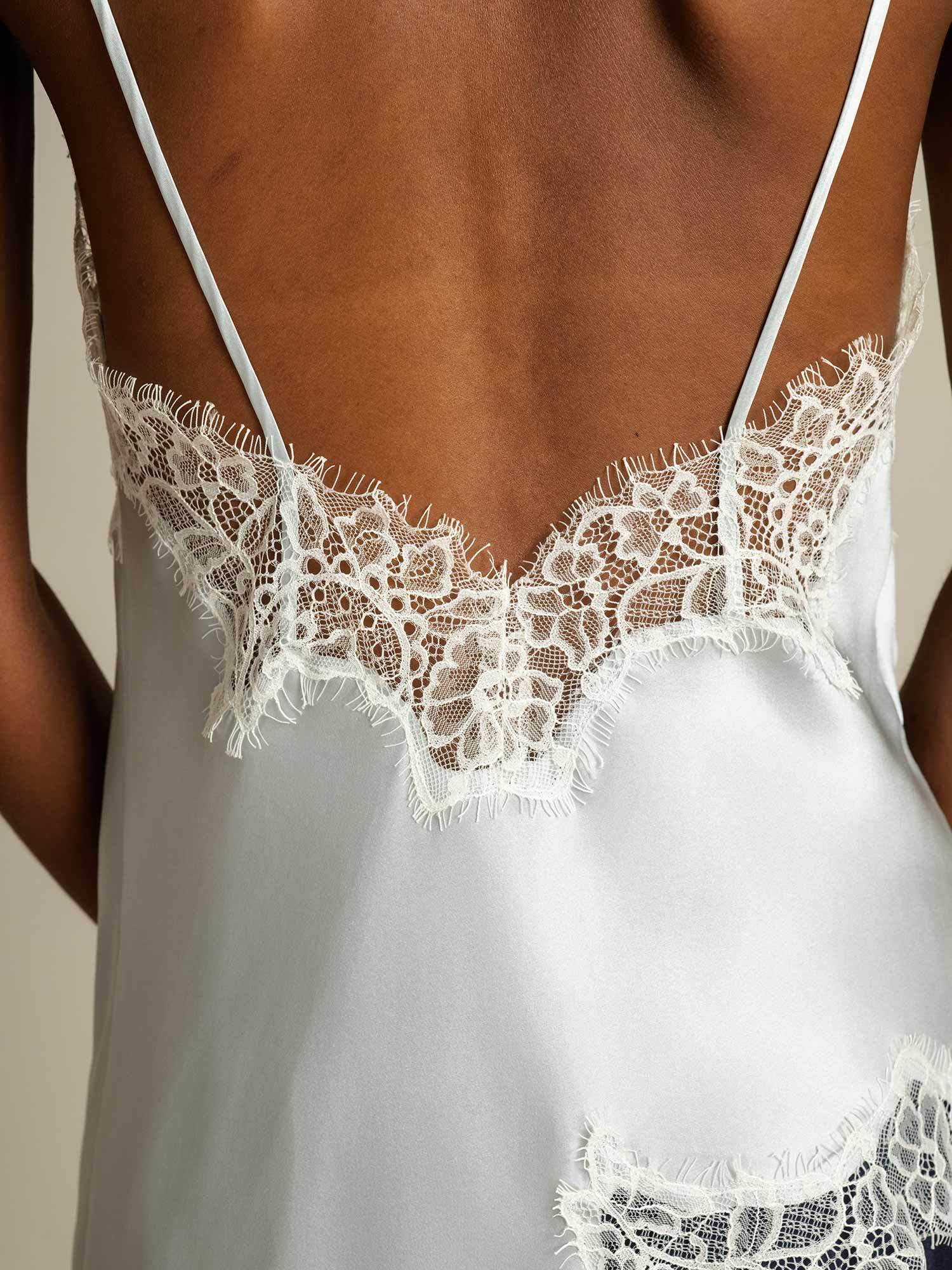 [LightBlue] SilkSilky Pure Silk Camisoles 005