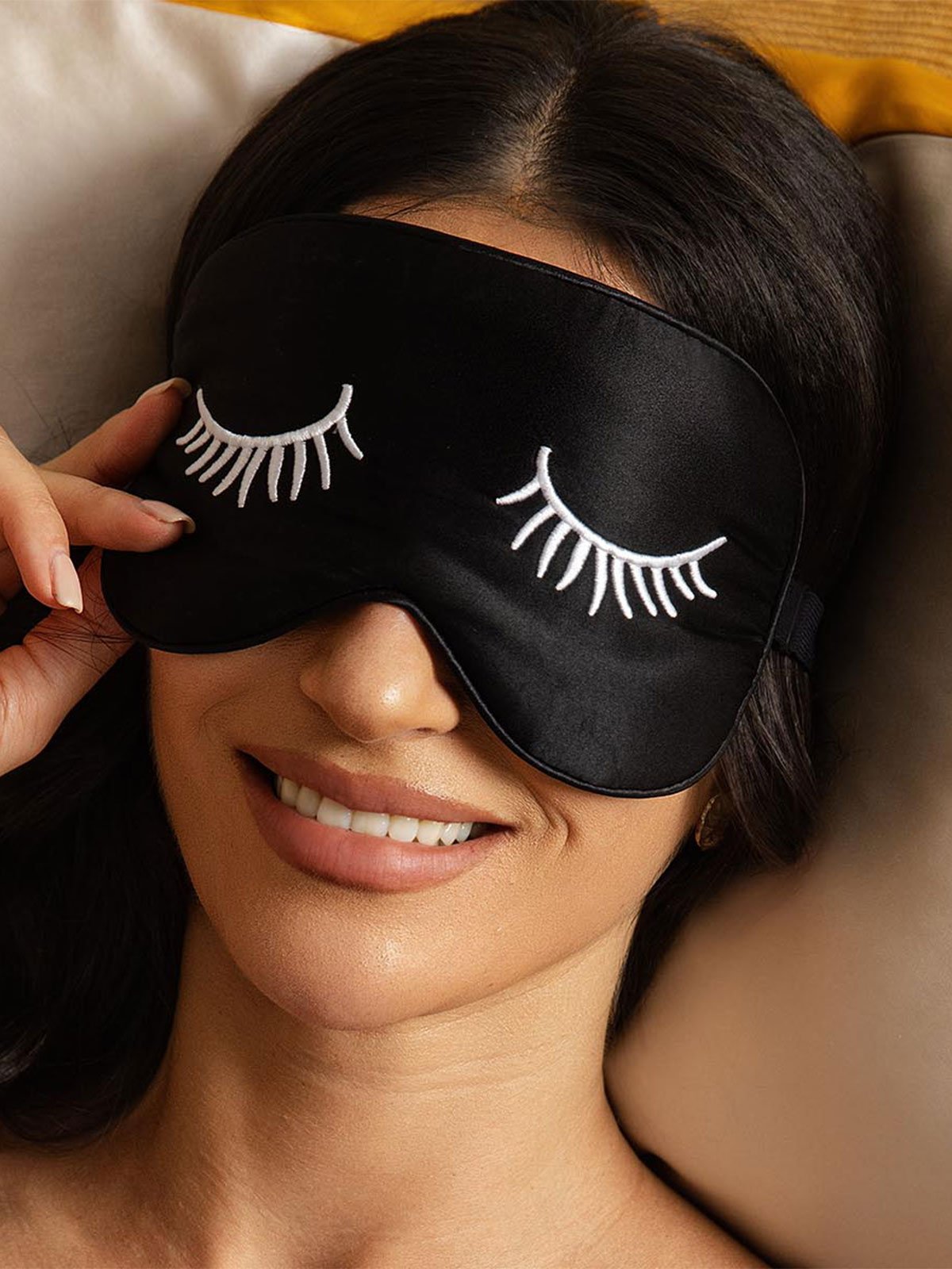 [WhiteEyelashes] SilkSilky Pure Silk Eye Mask 001