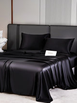 [Black] SilkSilky  22Momme Pure Silk Bedding Set 007,