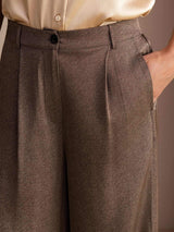[Coffee] SilkSilky Womens Pants 004